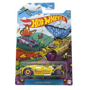 Hot Wheels Lethal Diesel Easter Spring Series 2025 Yellow Collectible Car